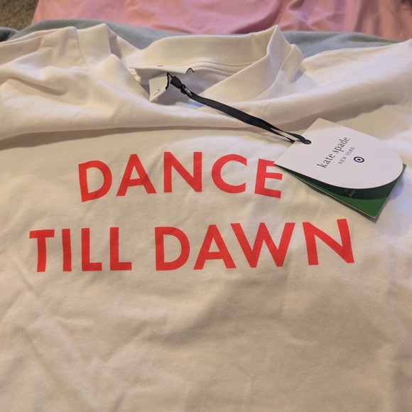 NWT Kate Spade Dance Till Dawn Tee Shirt - Picture 2 of 5